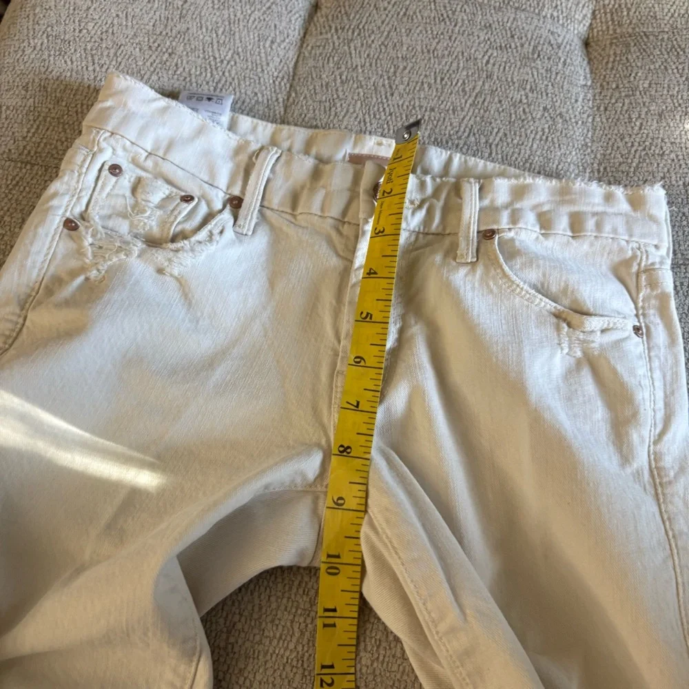 MOTHER DENIM The Looker Cream For A Day‎ Jeans Size 26